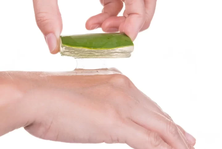 Treatment of skin conditions with Aloe Vera